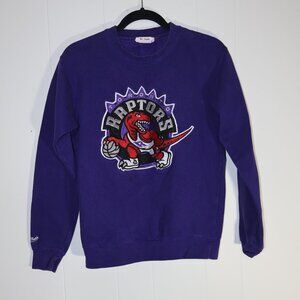 Toronto Raptors Mitchell & Ness Embroidered Crewneck – Purple (Men’s S)